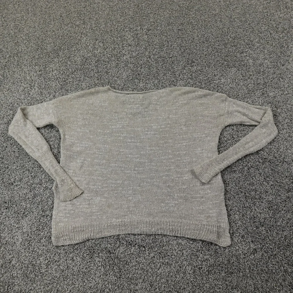 Hollister Sweater Womens S Beige Heather‎ Knit Pullover Sweatshirt Casual Preppy